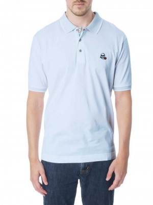 Robert Graham Archie Polo Tall Blu Chiaro | 462NCTHQI