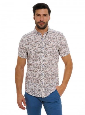 Robert Graham Beach Bound Short Sleeve Button Down Shirt Multi | 458WTPQVL