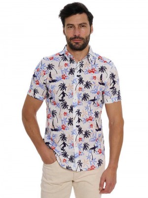 Robert Graham Bondi Short Sleeve Button Down Shirt Multi | 521WFUXYR