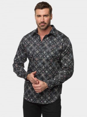 Robert Graham Buena Vista Long Sleeve Button Down Shirt Nere | 815XHRETB