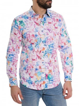 Robert Graham Byers 2 Long Sleeve Button Down Shirt Multi | 536CZPIYN