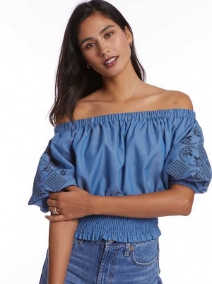 Robert Graham Esme Blouse Indaco | 359ABJZDN