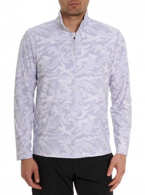 Robert Graham Faro Long Sleeve Knit Bianche | 412IATKNF