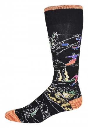 Robert Graham Gondola Sock Nere | 471LPKIQF