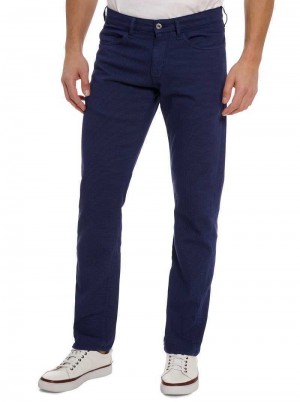 Robert Graham Grant Pant Blu Marino | 437WKCRIQ