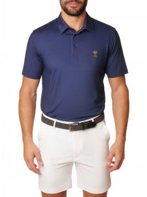 Robert Graham Martini Time Polo Blu Marino | 964UCQLAN