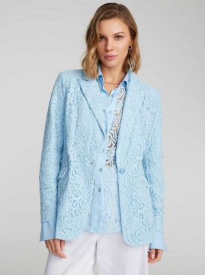 Robert Graham Penelope Jacket Blu Chiaro | 597JXNVTM