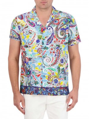 Robert Graham The Drake Short Sleeve Button Down Shirt Multi | 796HFAQPO