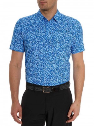 Robert Graham Tyne Polo Blu | 835HVFERI