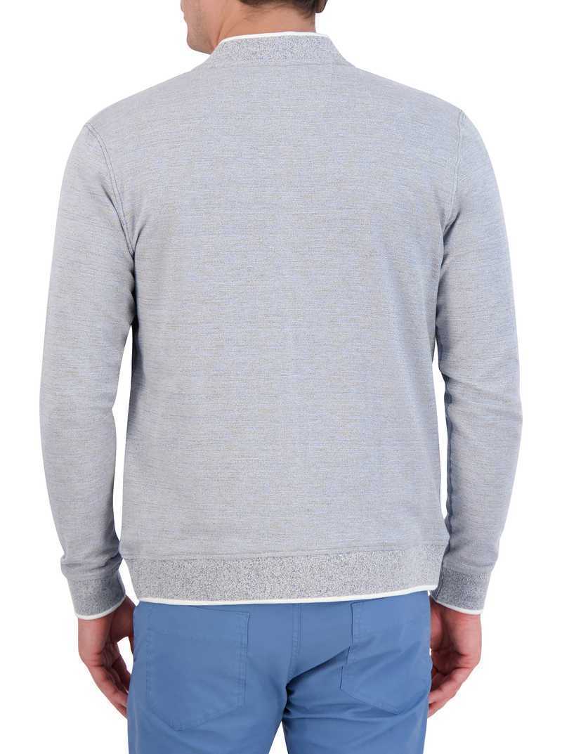 Robert Graham Ackerman Long Sleeve Knit Blu | 497YOWGMN