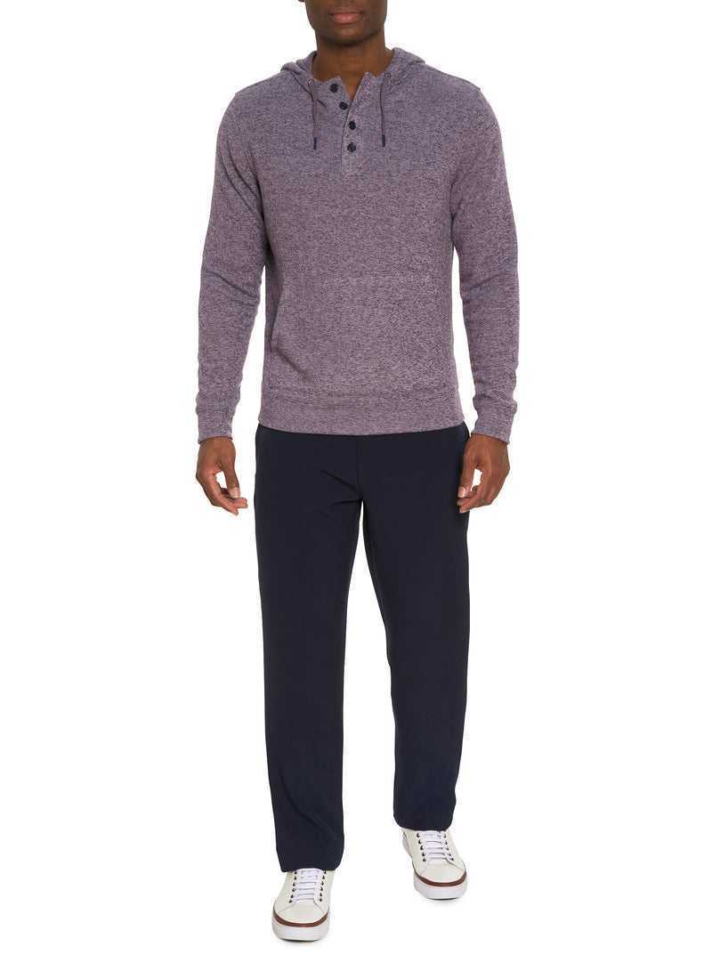 Robert Graham Ainsworth Performance Long Sleeve Knit Viola | 560HXQEBN