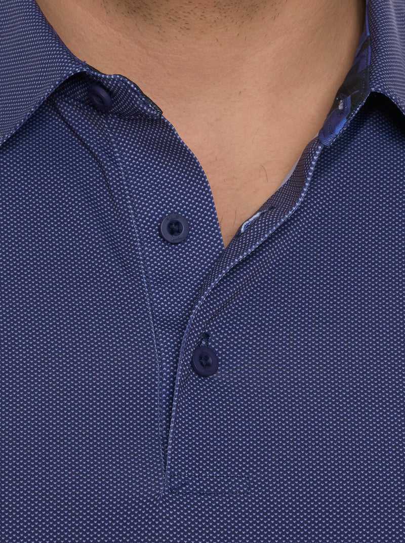 Robert Graham Alastor Long Sleeve Performance Polo Blu Chiaro | 517JGARSZ