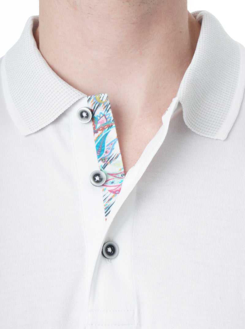 Robert Graham Archie Polo Bianche | 472EJMUZD