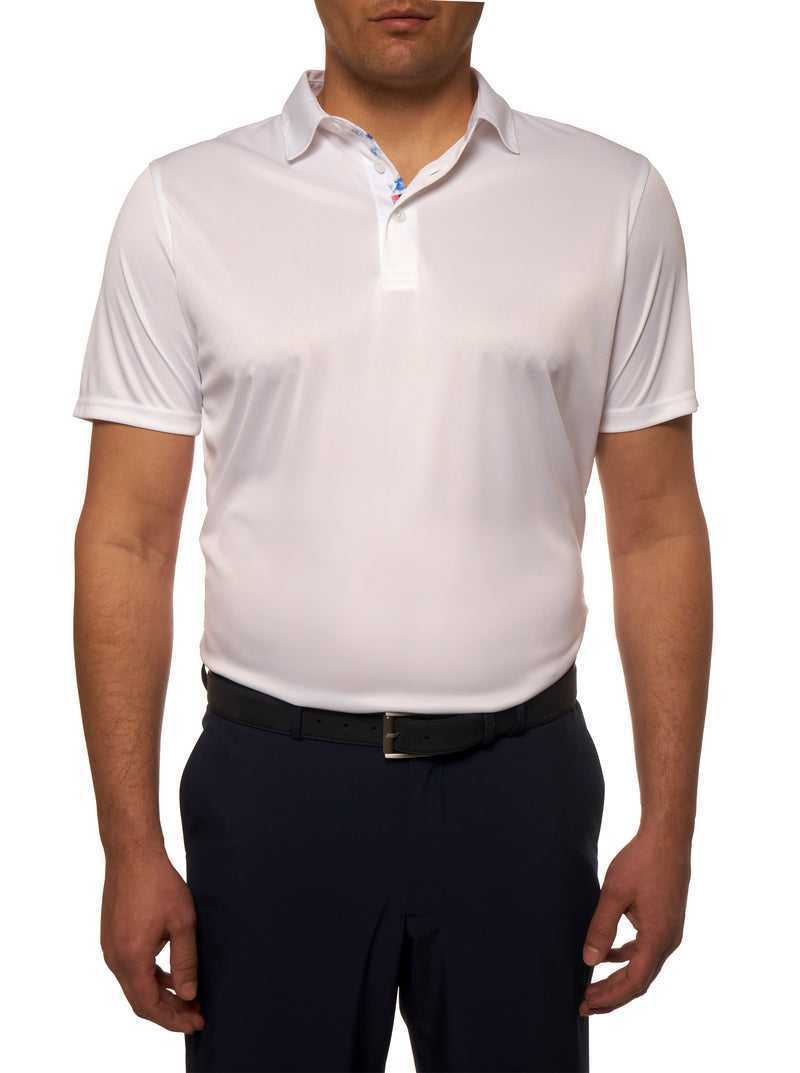 Robert Graham Axelsen Performance Polo Bianche | 207GUXRAE