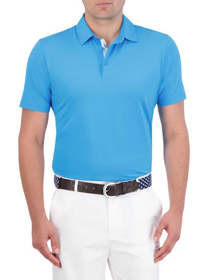 Robert Graham Axelsen Performance Polo Blu | 734LAXQFO