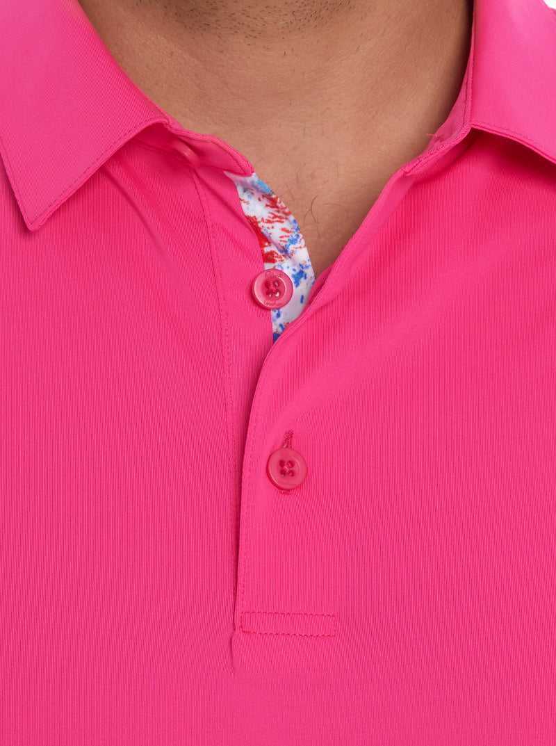 Robert Graham Axelsen Performance Polo Viola | 123OKXFQJ