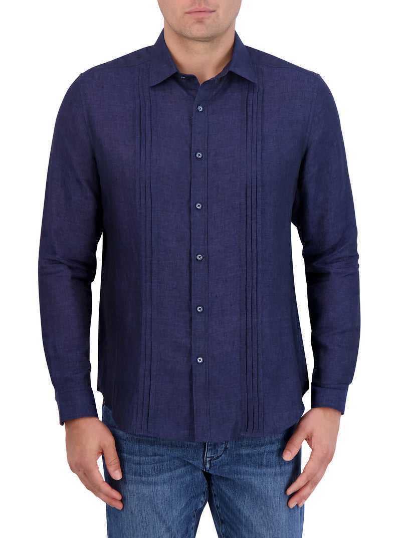 Robert Graham Baradero Long Sleeve Button Down Shirt Blu Marino | 320OAWBHI