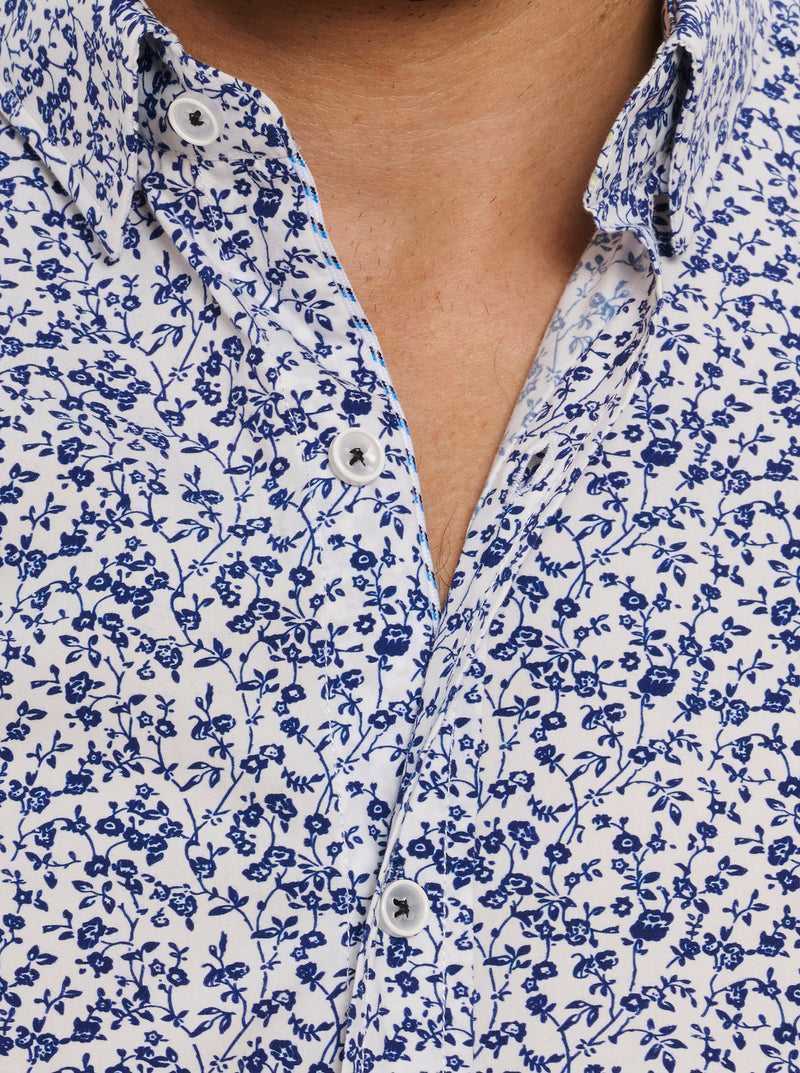 Robert Graham Bassel Short Sleeve Button Down Shirt Blu | 471CJOYGN