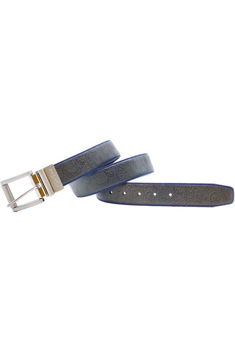 Robert Graham Battlestar Reversible Belt Blu Marino | 482LROEHT