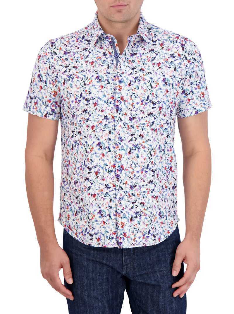 Robert Graham Bavaro Motion Short Sleeve Knit Shirt Multi | 195VBAERY