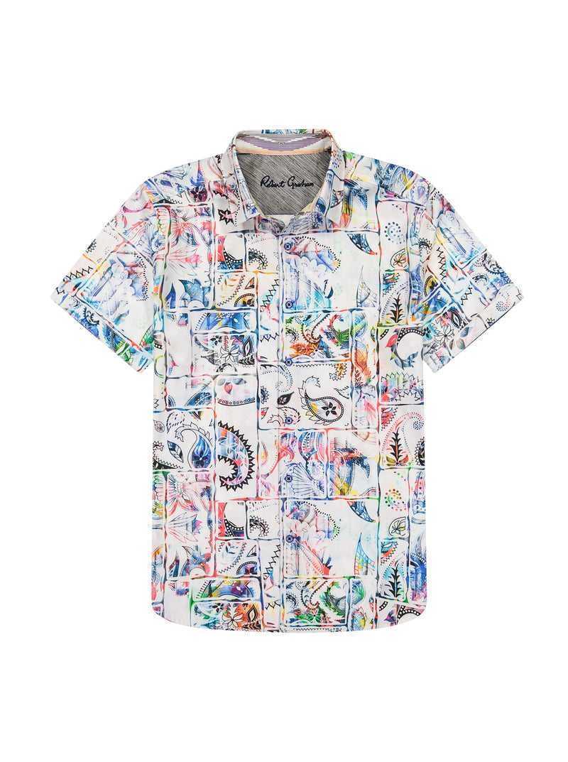 Robert Graham Belize Short Sleeve Button Down Shirt Multi | 149ISFCAX