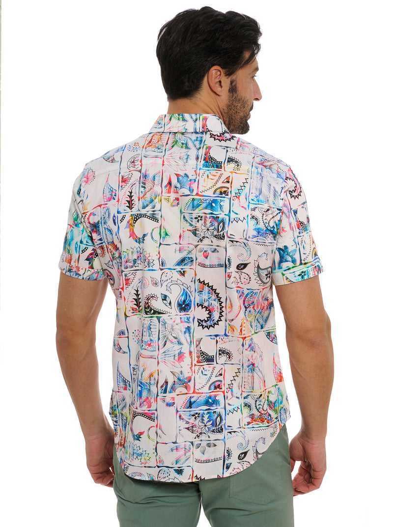 Robert Graham Belize Short Sleeve Button Down Shirt Multi | 149ISFCAX