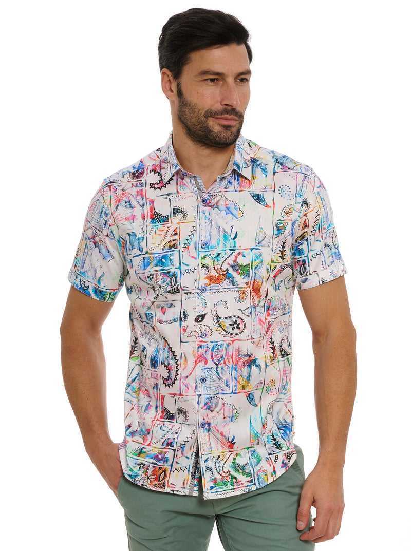 Robert Graham Belize Short Sleeve Button Down Shirt Multi | 149ISFCAX