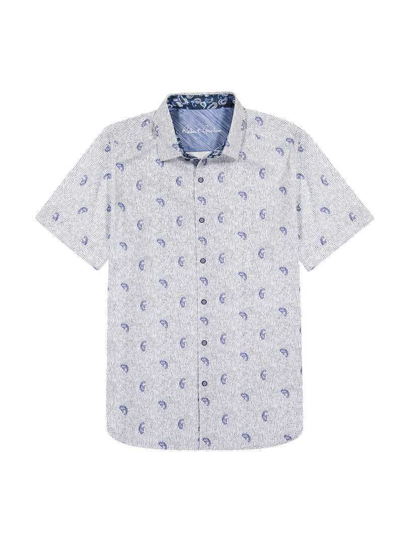 Robert Graham Belmond Short Sleeve Button Down Shirt Bianche | 730PABTLN