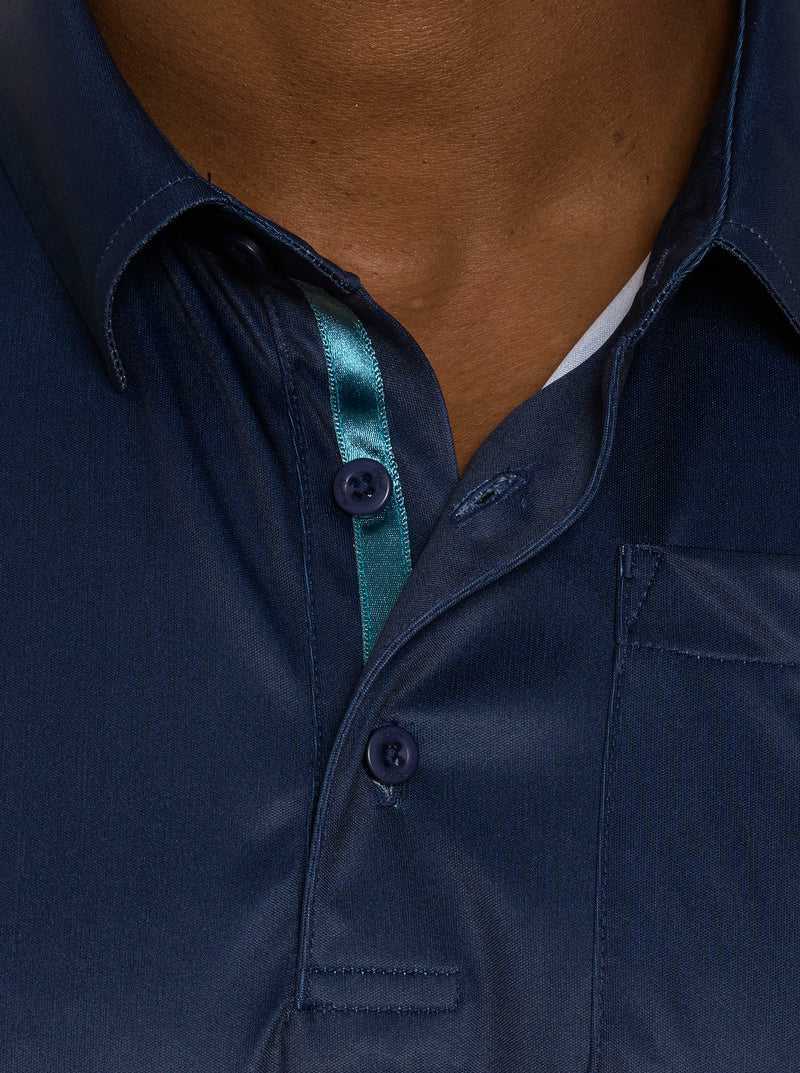 Robert Graham Blade Iron Performance Polo Blu Marino | 134QTAEKI