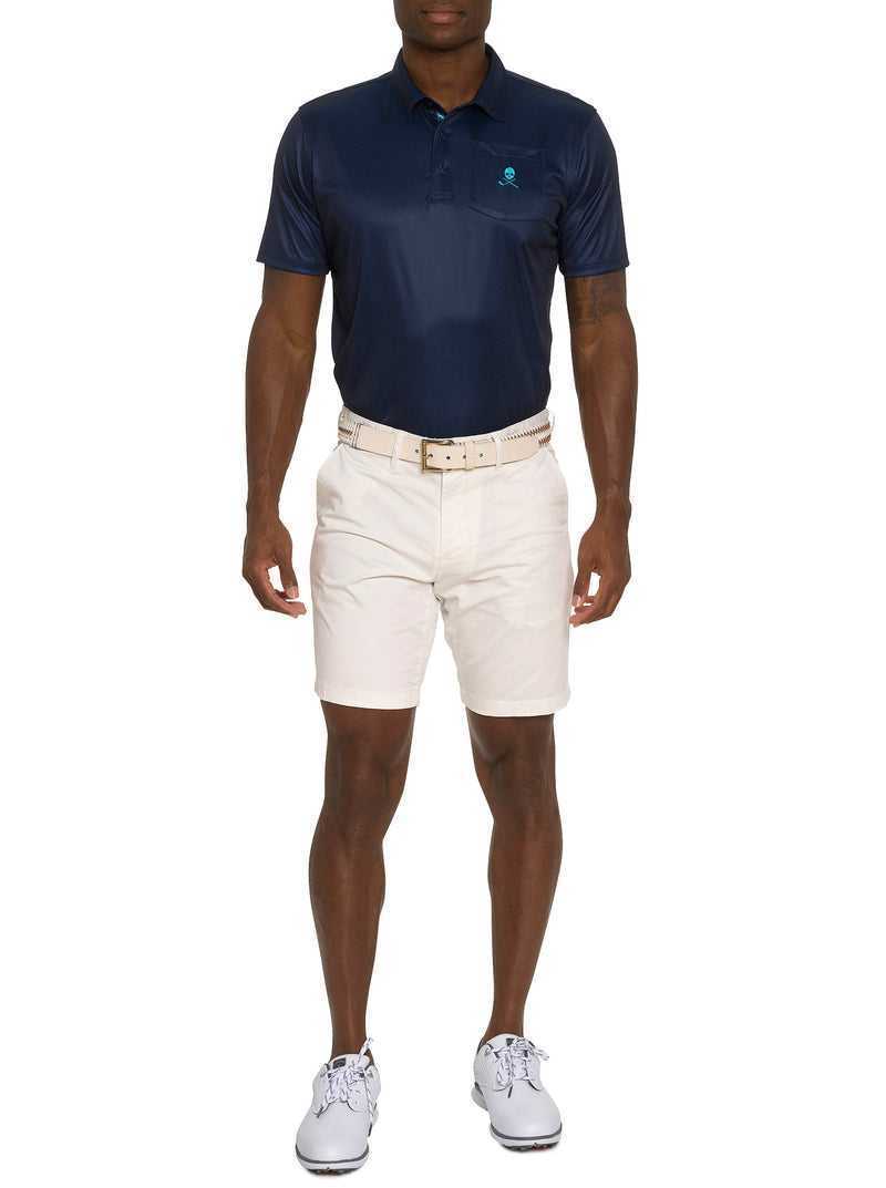 Robert Graham Blade Iron Performance Polo Blu Marino | 380UTPSMB