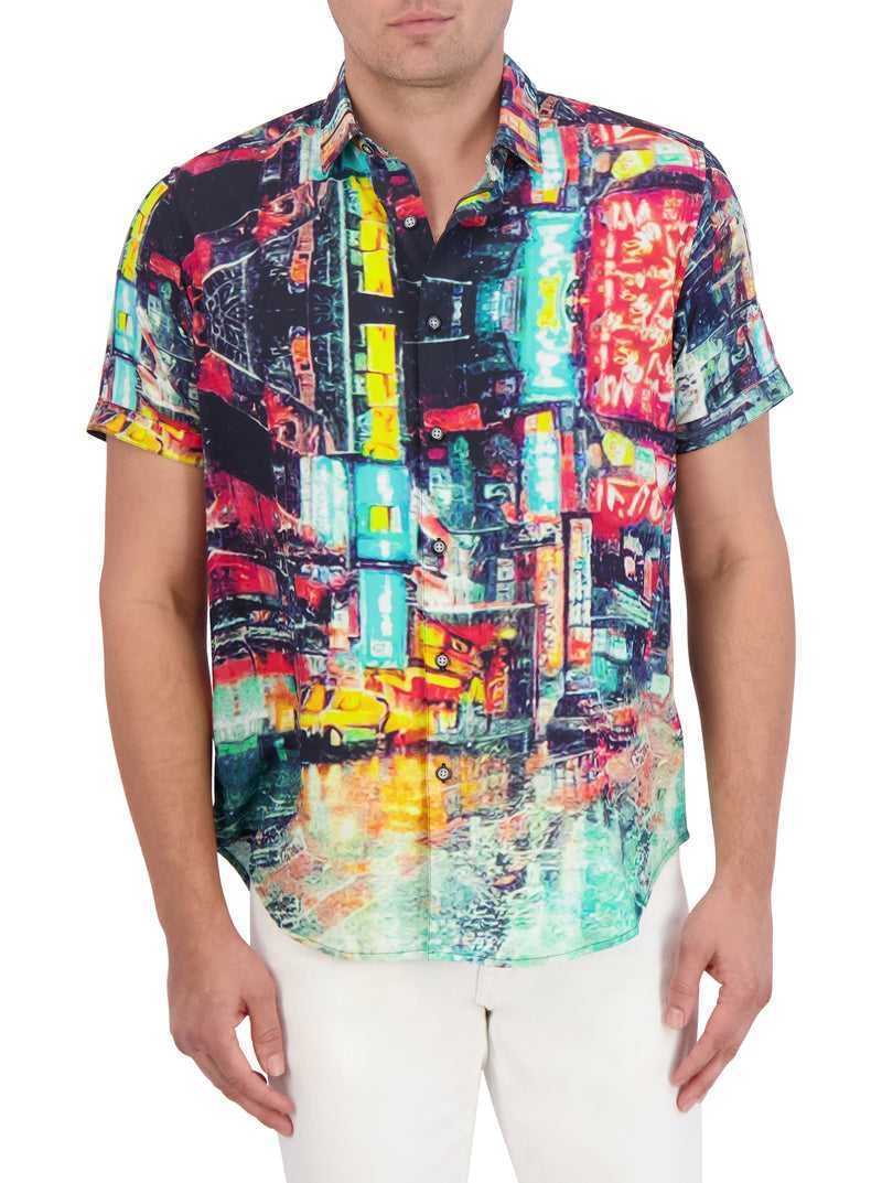 Robert Graham Boreal Short Sleeve Button Down Shirt Multi | 760TBEHDU