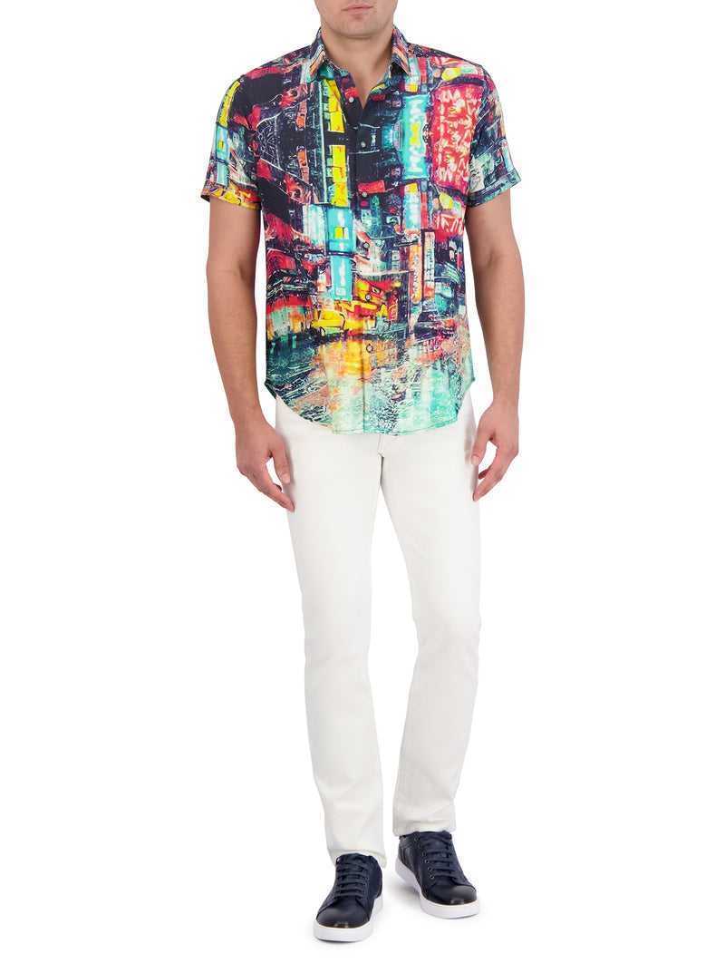 Robert Graham Boreal Short Sleeve Button Down Shirt Multi | 760TBEHDU