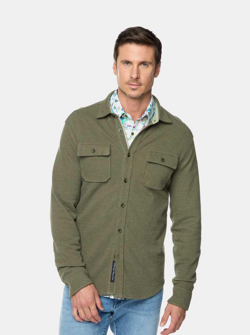 Robert Graham Brunner Long Sleeve Knit Blu | 493QCXRMA