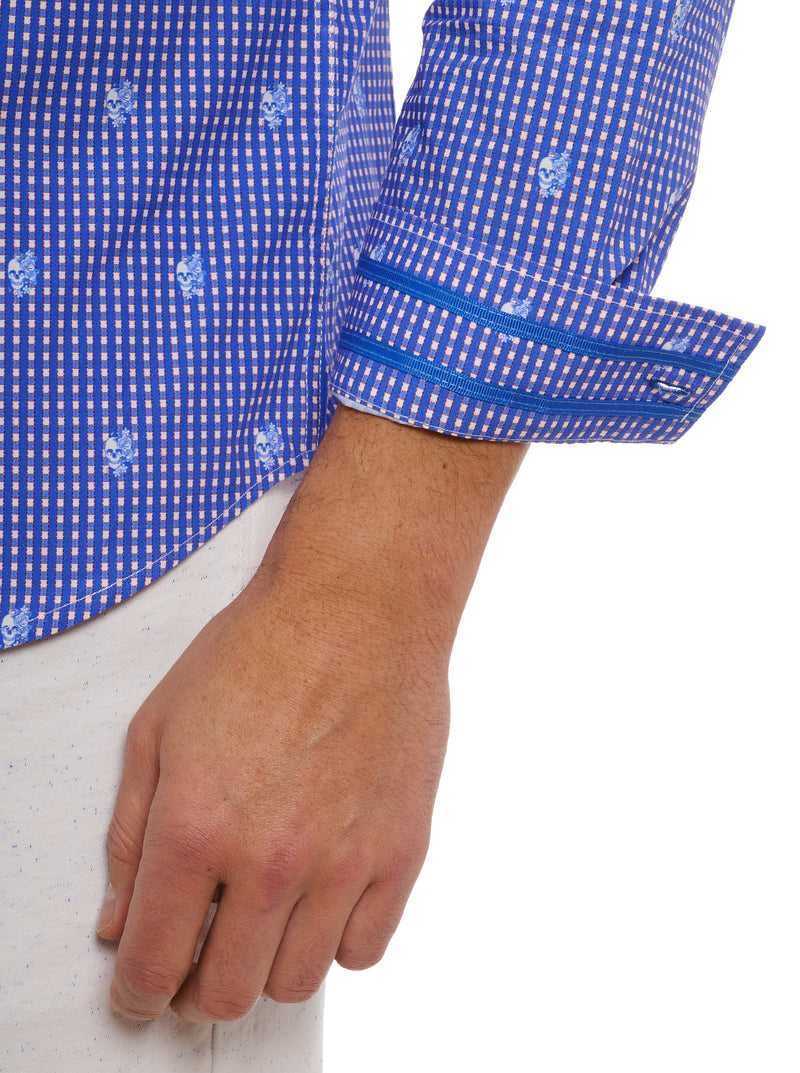 Robert Graham Bryson Long Sleeve Button Down Shirt Blu | 942RATVYI