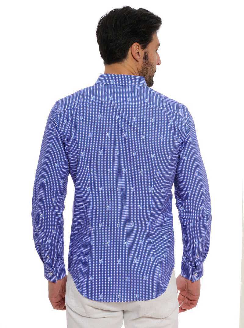 Robert Graham Bryson Long Sleeve Button Down Shirt Blu | 942RATVYI