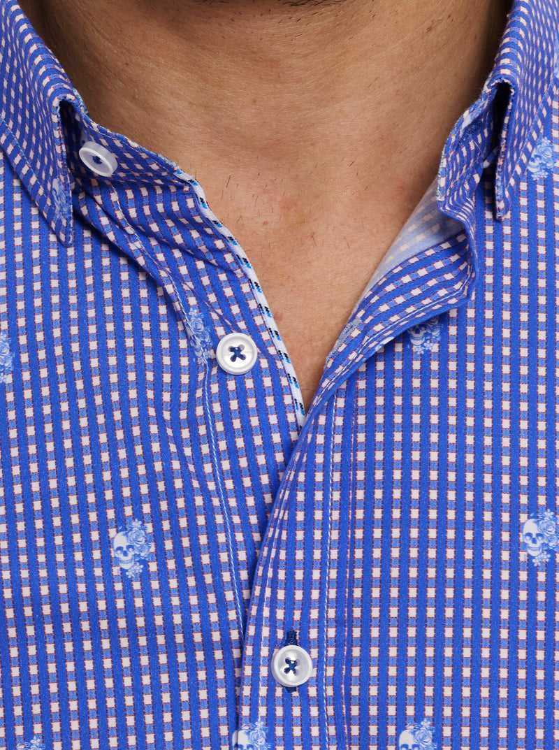 Robert Graham Bryson Long Sleeve Button Down Shirt Blu | 942RATVYI