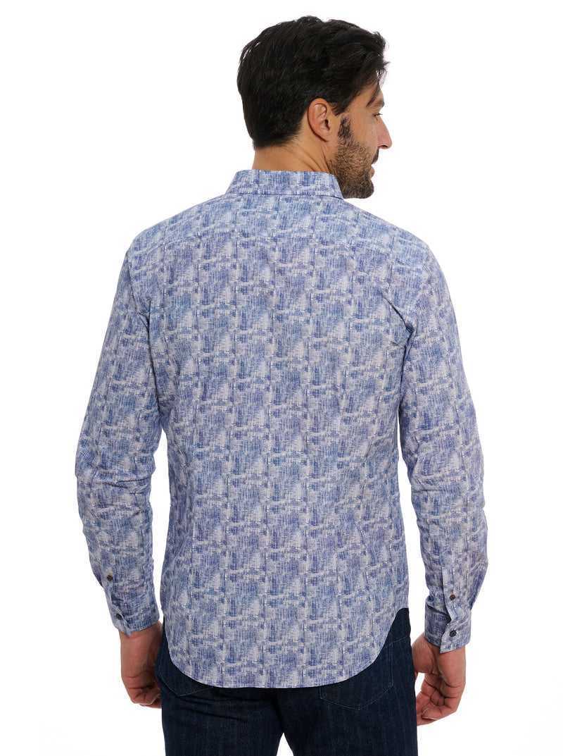 Robert Graham Chastin Long Sleeve Button Down Shirt Blu | 987YUCMNR