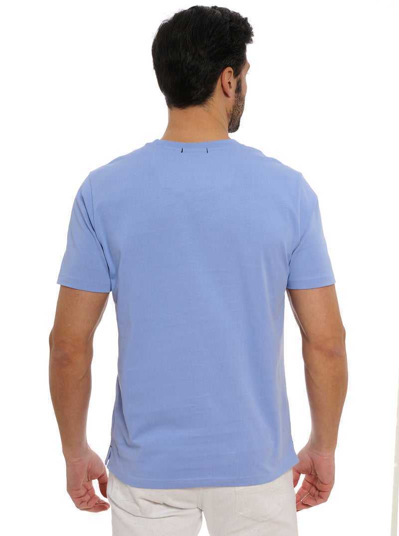 Robert Graham Cigar Graham T-shirt Periwinkle | 271BZREAS