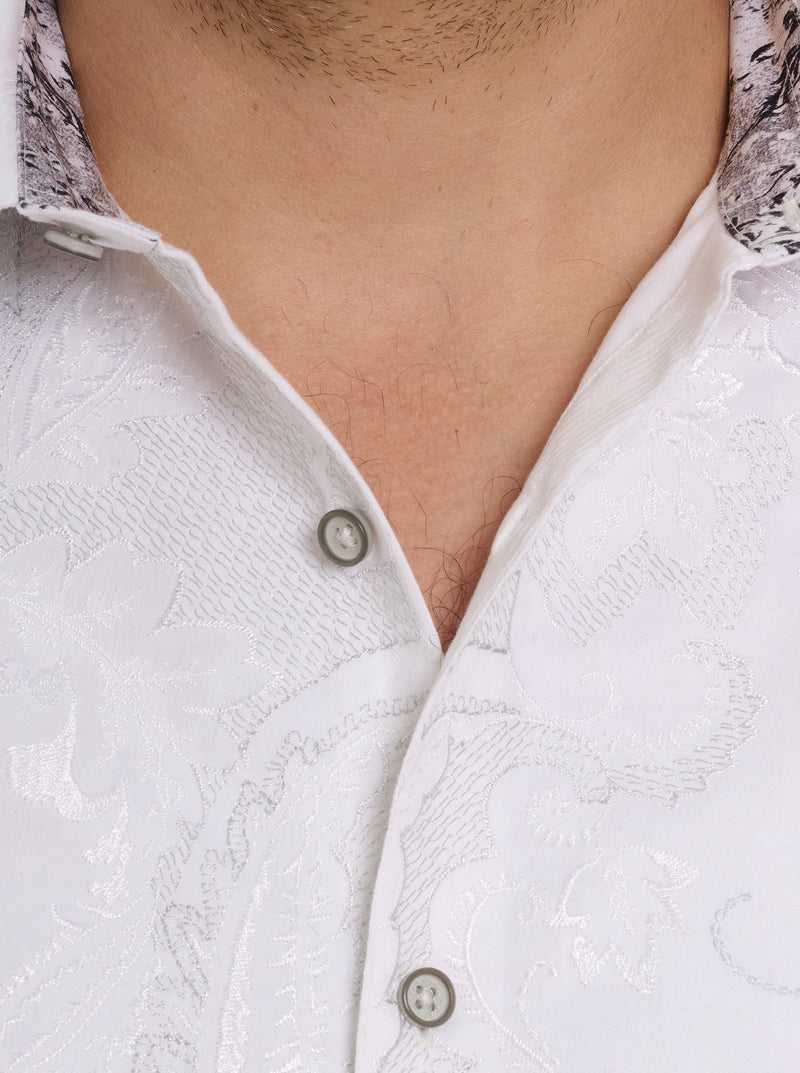 Robert Graham Clarion Long Sleeve Button Down Shirt Bianche | 348SBOXWE