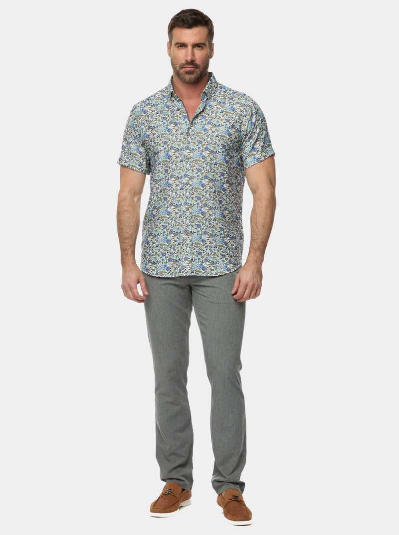 Robert Graham Craso Short Sleeve Button Down Shirt Multi | 081WOUQNR