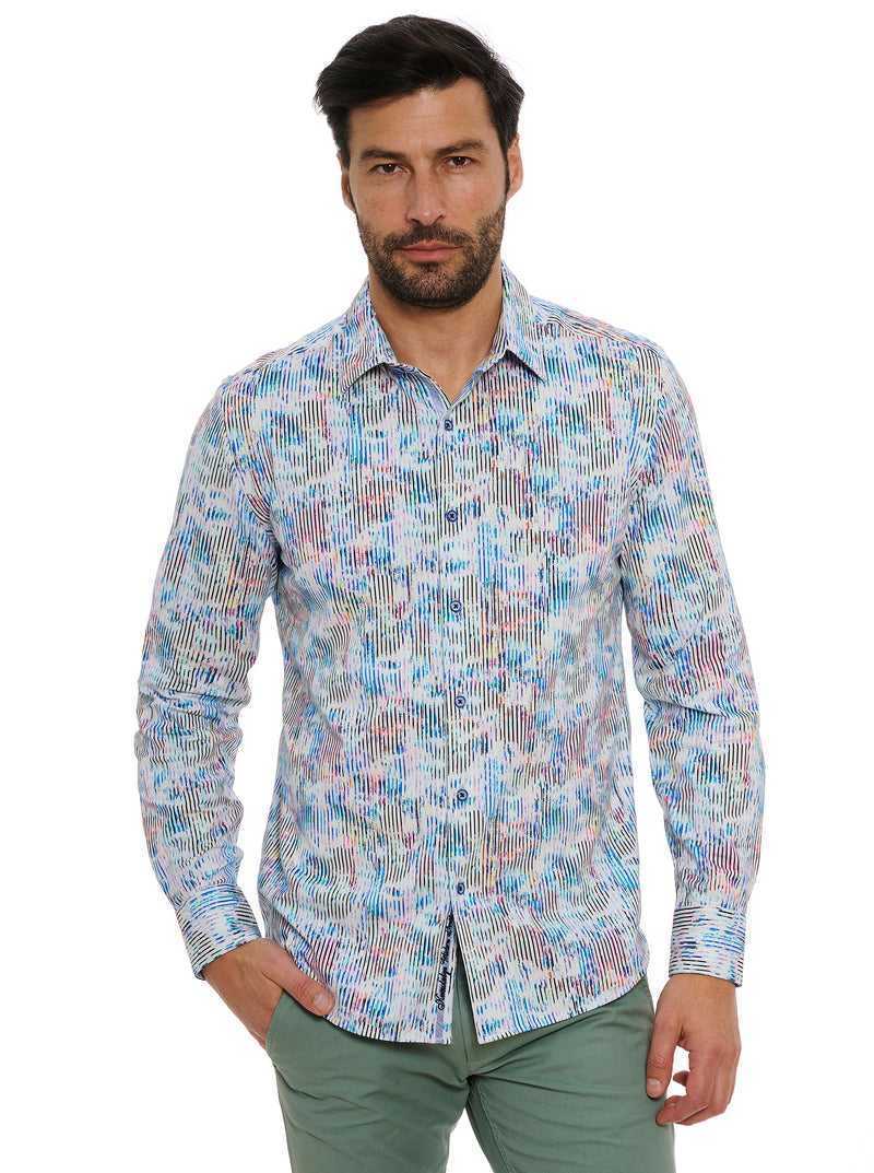 Robert Graham Delray Long Sleeve Knit Shirt Multi | 754NPHVQA