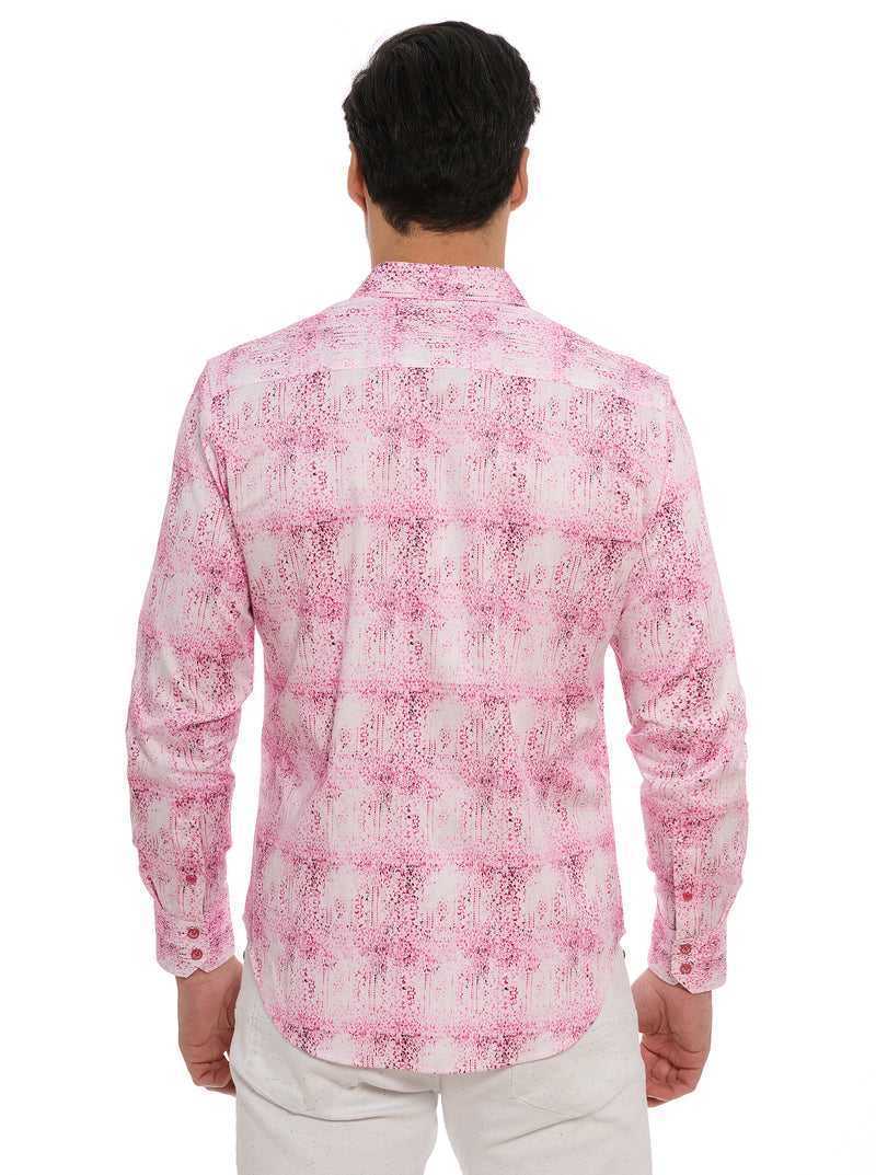 Robert Graham Dreamweaver Long Sleeve Button Down Shirt Rosa | 635GYFPJS