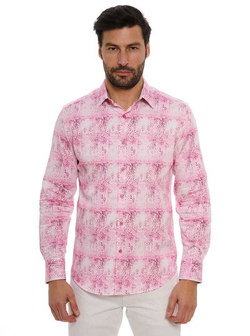 Robert Graham Dreamweaver Long Sleeve Button Down Shirt Rosa | 635GYFPJS