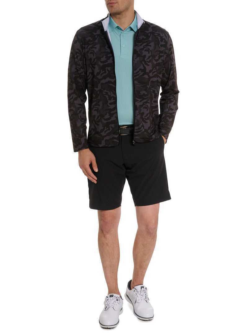 Robert Graham Faro Long Sleeve Knit Full Zip Nere | 082UCJIEG