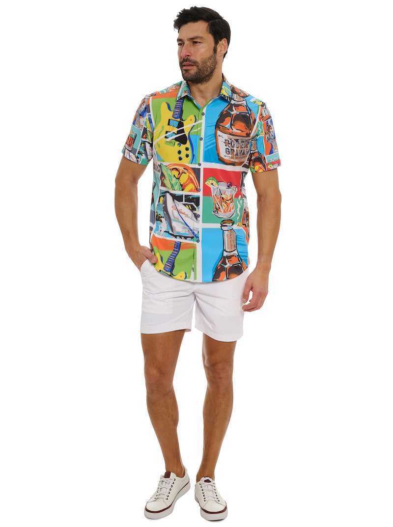 Robert Graham Fiesta De Verano Short Sleeve Button Down Shirt Multi | 679ZVLMYX