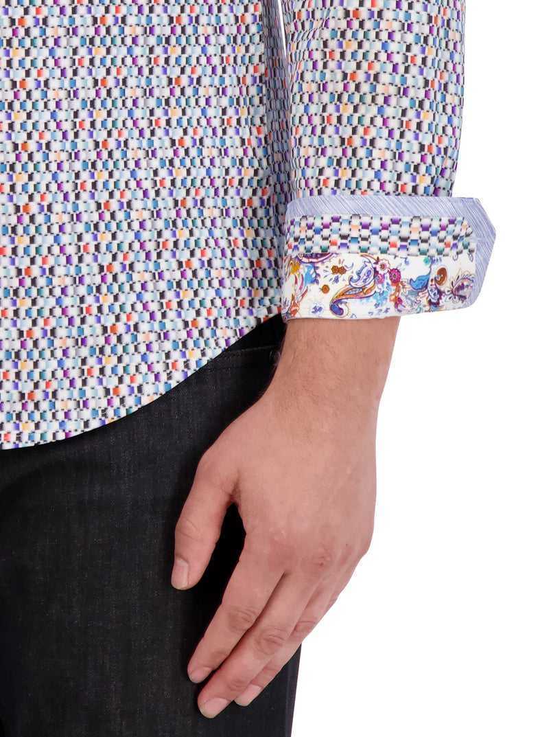 Robert Graham Flamenco Motion Long Sleeve Knit Shirt Multi | 793AHNSXT