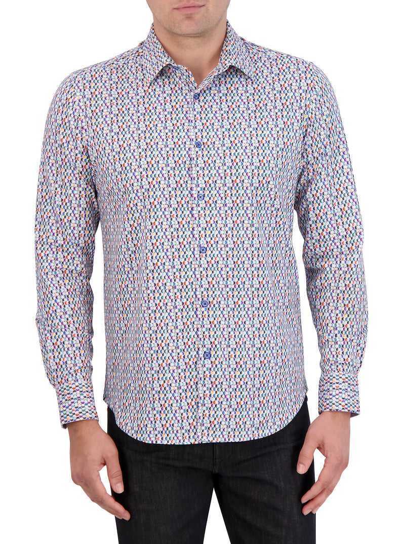 Robert Graham Flamenco Motion Long Sleeve Knit Shirt Multi | 793AHNSXT