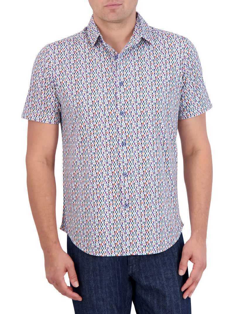 Robert Graham Flamenco Motion Short Sleeve Knit Shirt Multi | 769ARZMJB