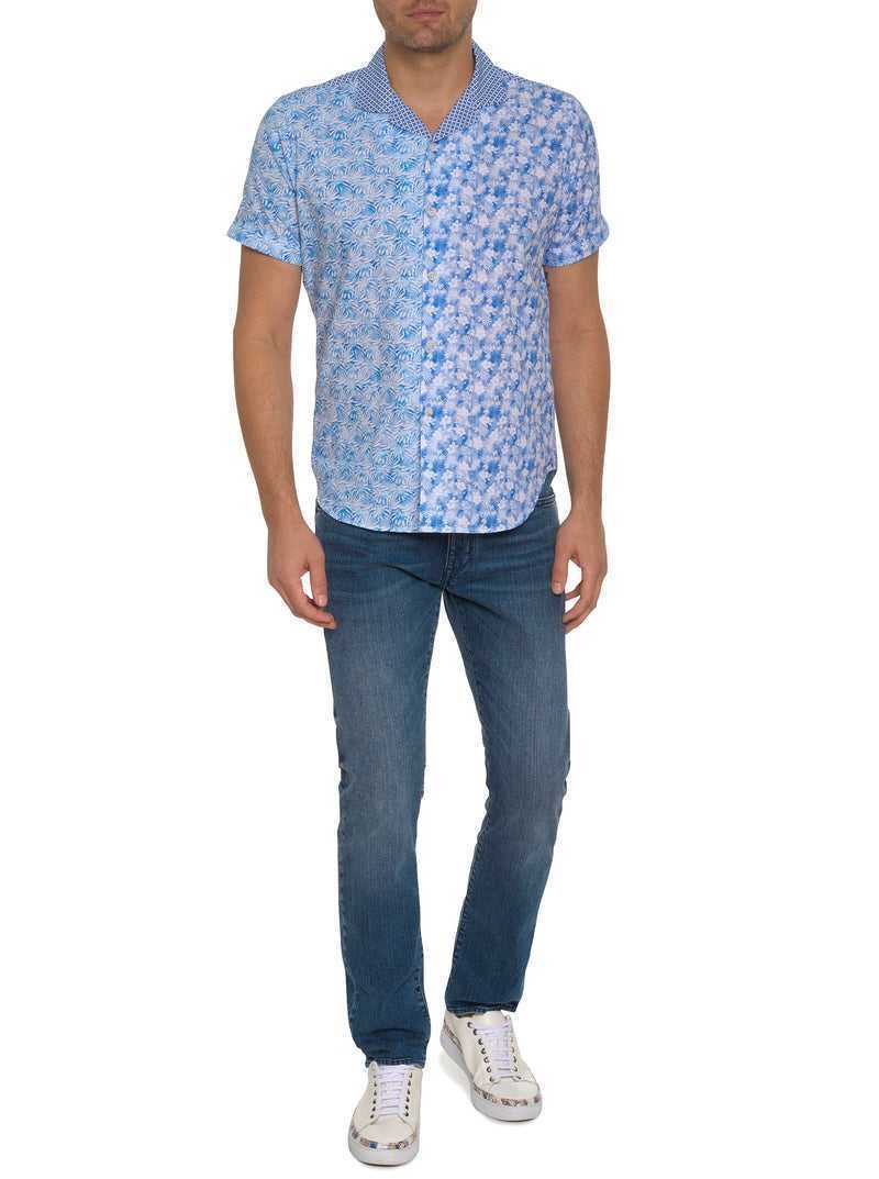 Robert Graham Fontana Short Sleeve Button Down Blu | 084IQVUZT