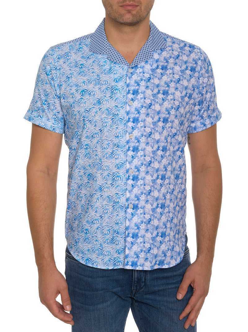 Robert Graham Fontana Short Sleeve Button Down Blu | 084IQVUZT